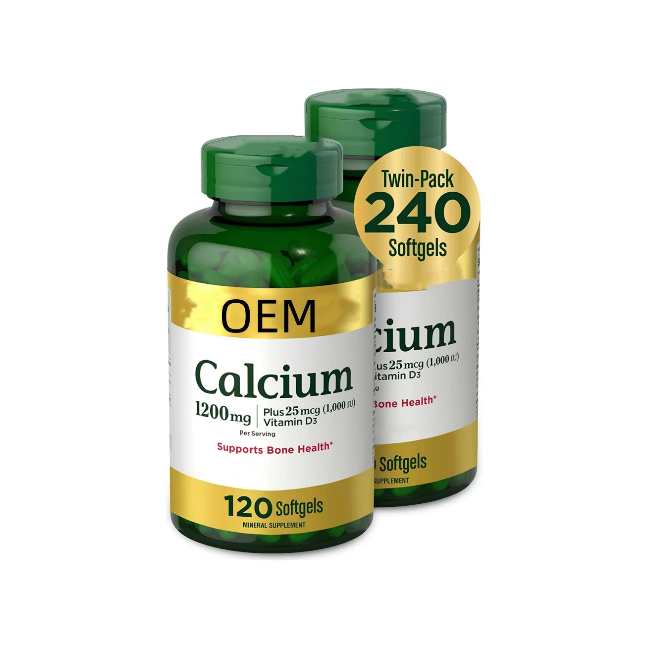 Лидер продаж, кальциевый Магний с витамином D-комплекс, 1000 мг/500 мг/10 мкг, 240 веганские кальциевые капсулы