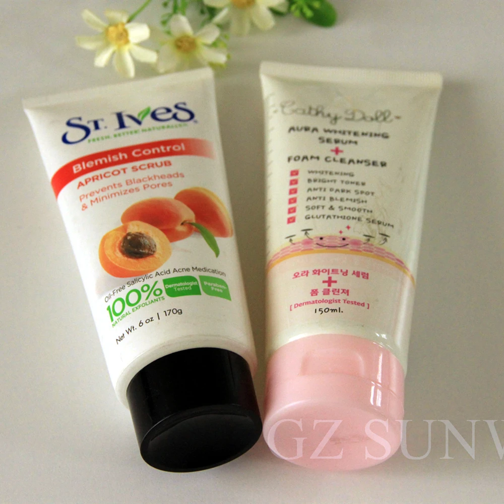 Plastic PE Packaging Soft Tubes Lotion Cream Container