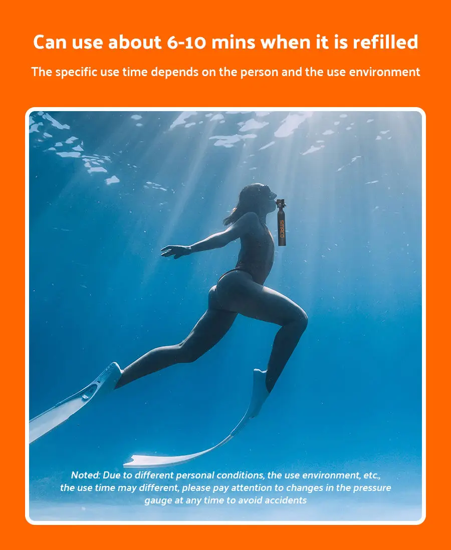 Outdoor Entertainment Tanks Cylinder For Scuba Small_oxygen_cylinder Mini Diving Oxygen Tank