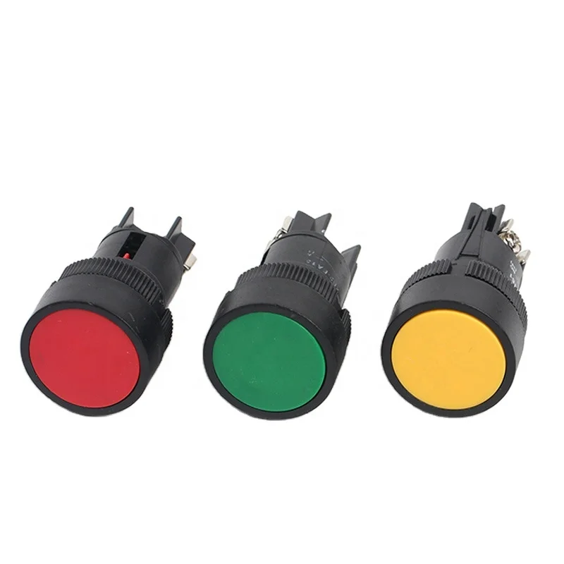 Kaixiang 22mm Pushbutton Switches XB2-EA131 Economy Type Pushbutton Indicator XB2-EA121 XB2-EA142 XB2-EA151 XB2-EA165