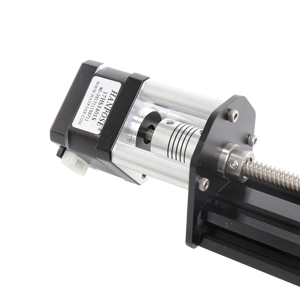 HanBuild  HPV4 Mini V linear actuator Linear module with 42 motor 17HS3401S  for mini cnc 3D printer NEMA17  stepper motor