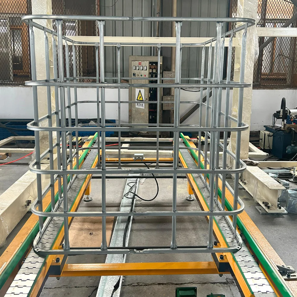 Xinzhou IBC tank cage frame production line ibc tank cage making machine