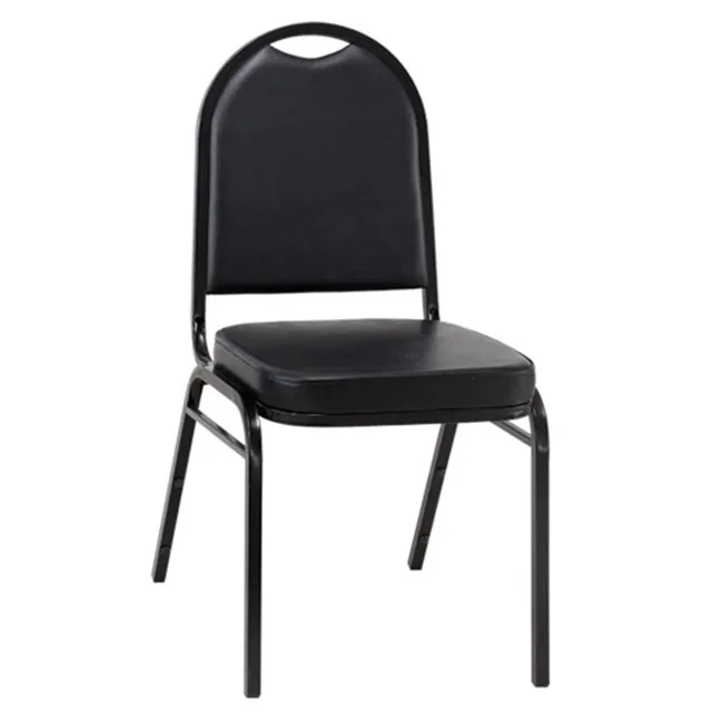 Factory Price Hotel Chair For Dining Hall Stackable Metal Chair Cheap Banquet Chairs