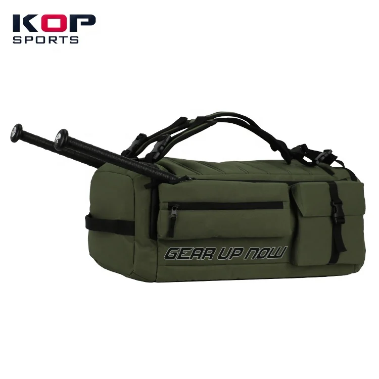 2021 KOP SPORTS  Customized Team Duffel Bat Bag Gym Baseball Duffel Bag With Shoe Compartment