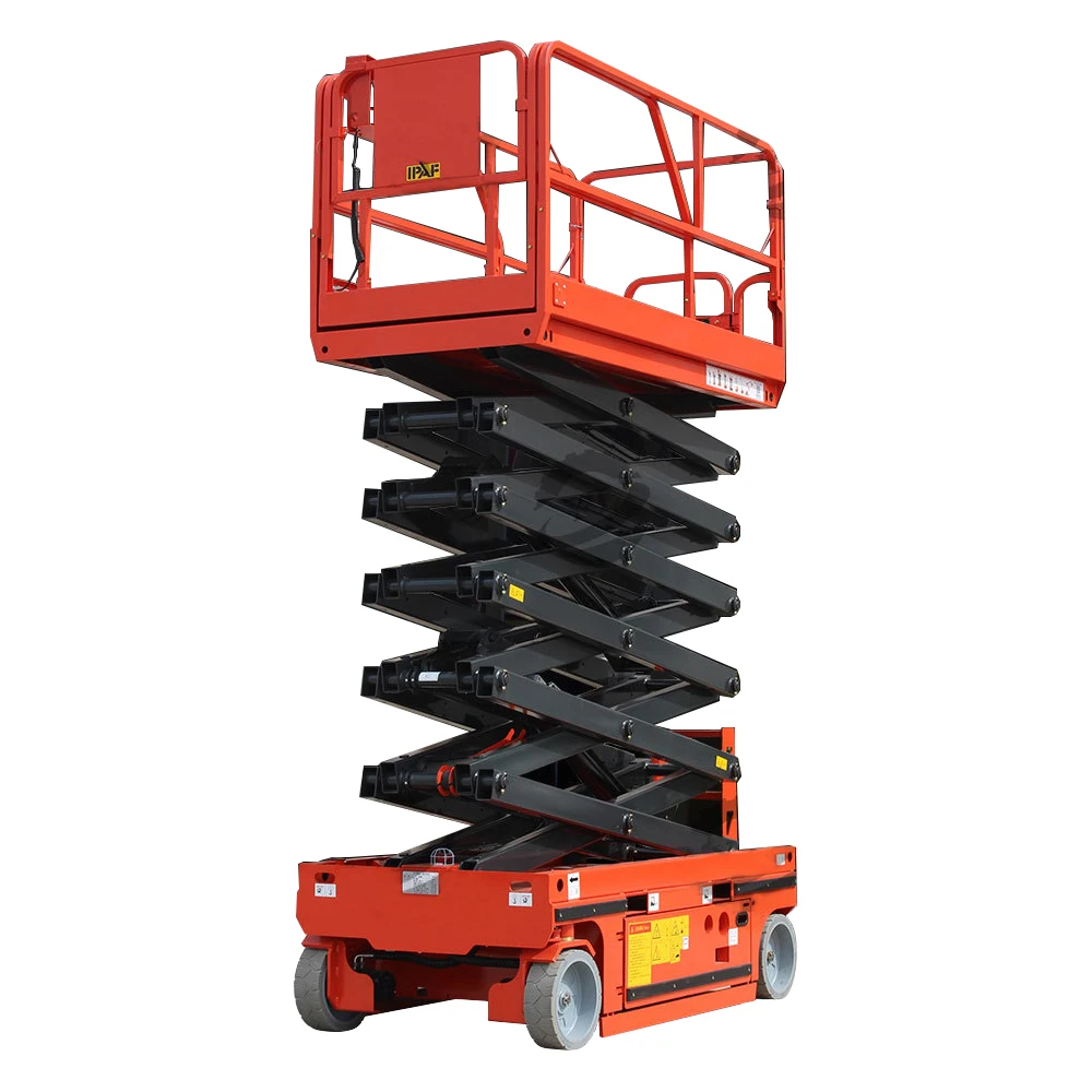 Good price 8m 550KG high bearing capacity lift platform electric self propelled hydraulic scissor lift for aerial work
