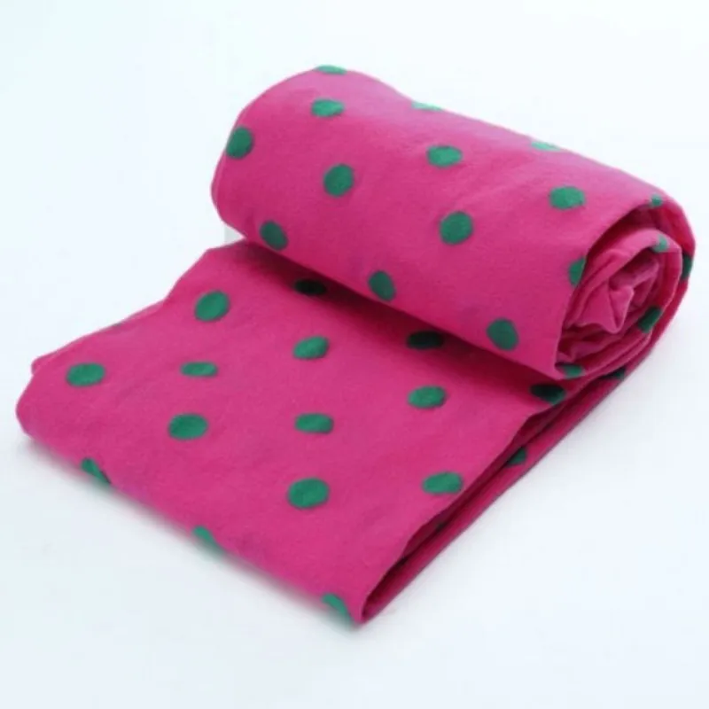 1 Pair New Cute Kawaii Lovely Child Girls Kids Footed Heart Dots Tights Stockings Ballet Solid Candy Colors Tights