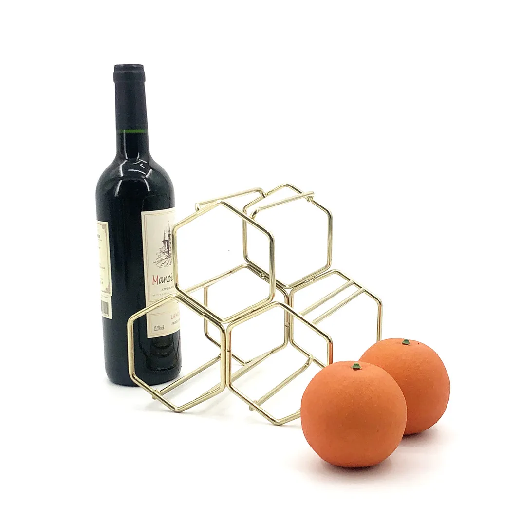 New Original Wine Flight Holders Shelves Chrome Plated Iron Wire Wine Storage Rack Wine Bottle Boxes With Glass Holder Chain