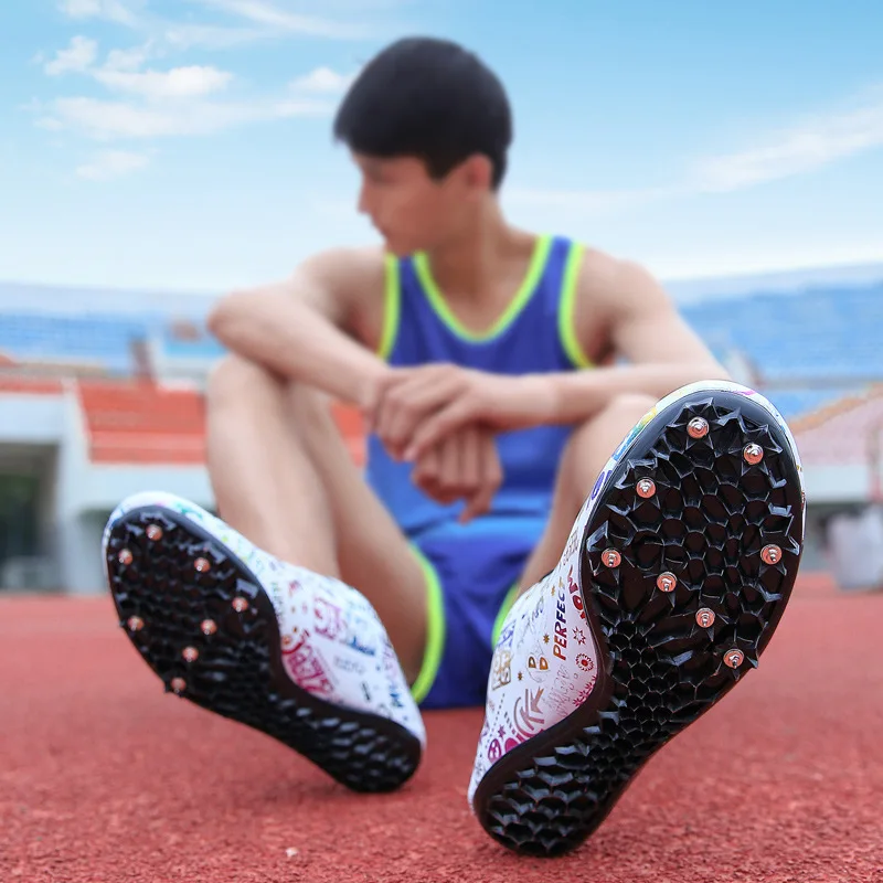 Factory direct show athletics running men spikes shoes boots sport