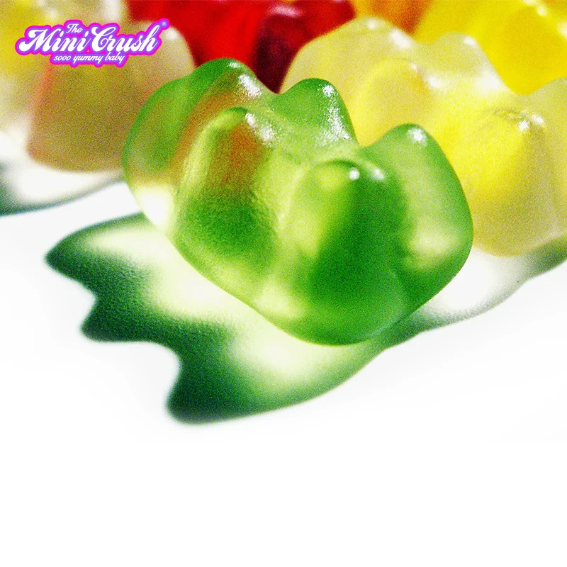 OEM gummy candy bears popping gummy sweets confectionery bulk
