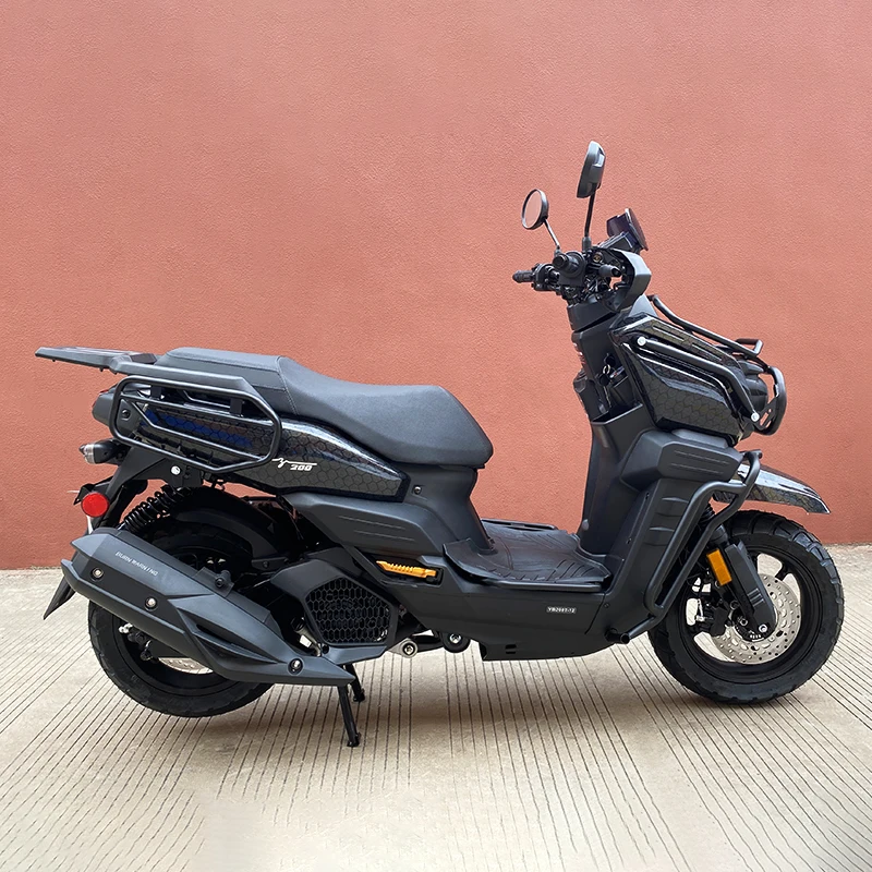 EPA & DOT Сертифицированный 200cc бензиновый скутер с воздушным охлаждением двигатель EFI Передний Задний дисковый тормоз для взрослых удобные мотоциклы