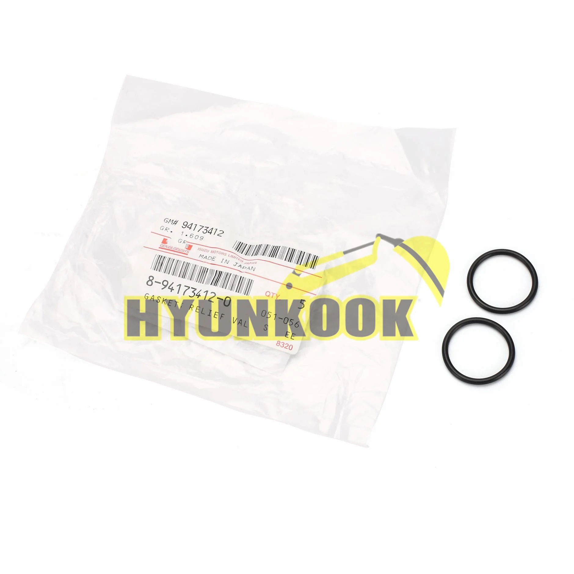  4HK1 двигателя топливной форсунки уплотнительное кольцо 8-94173412-0 8941734120 для ZAX200-3 ZAX300-3 Hitachi ZAXIS экскаватора