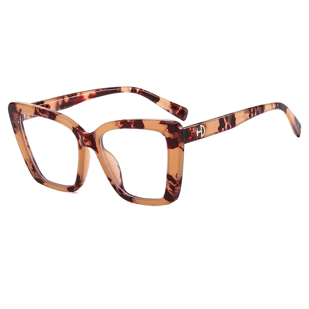 Anti blue light large frame glasses new arrival street photo glasses frame can be matched with myopia glasses frame for unisex