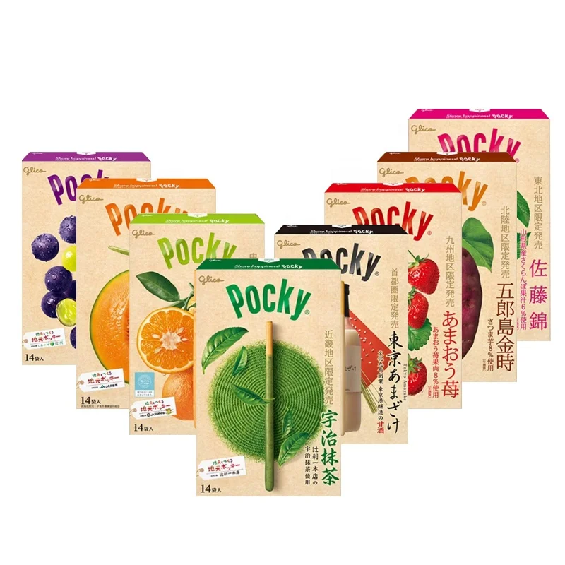 Focus on wholesale Japanese Pocky biscuits 55g Chocolate Sandwich Biscuit Sticks Crispy Biscuits