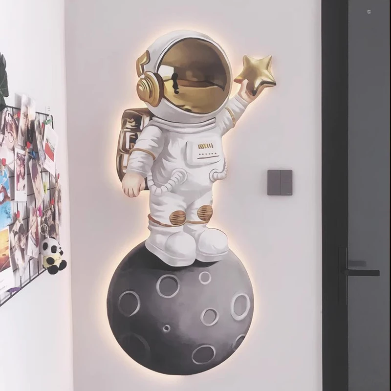 Art Decoration LED Acrylic Lamp Painting Animal Still Life UV Printing Crystal Porcelain Wall Decoration Airman