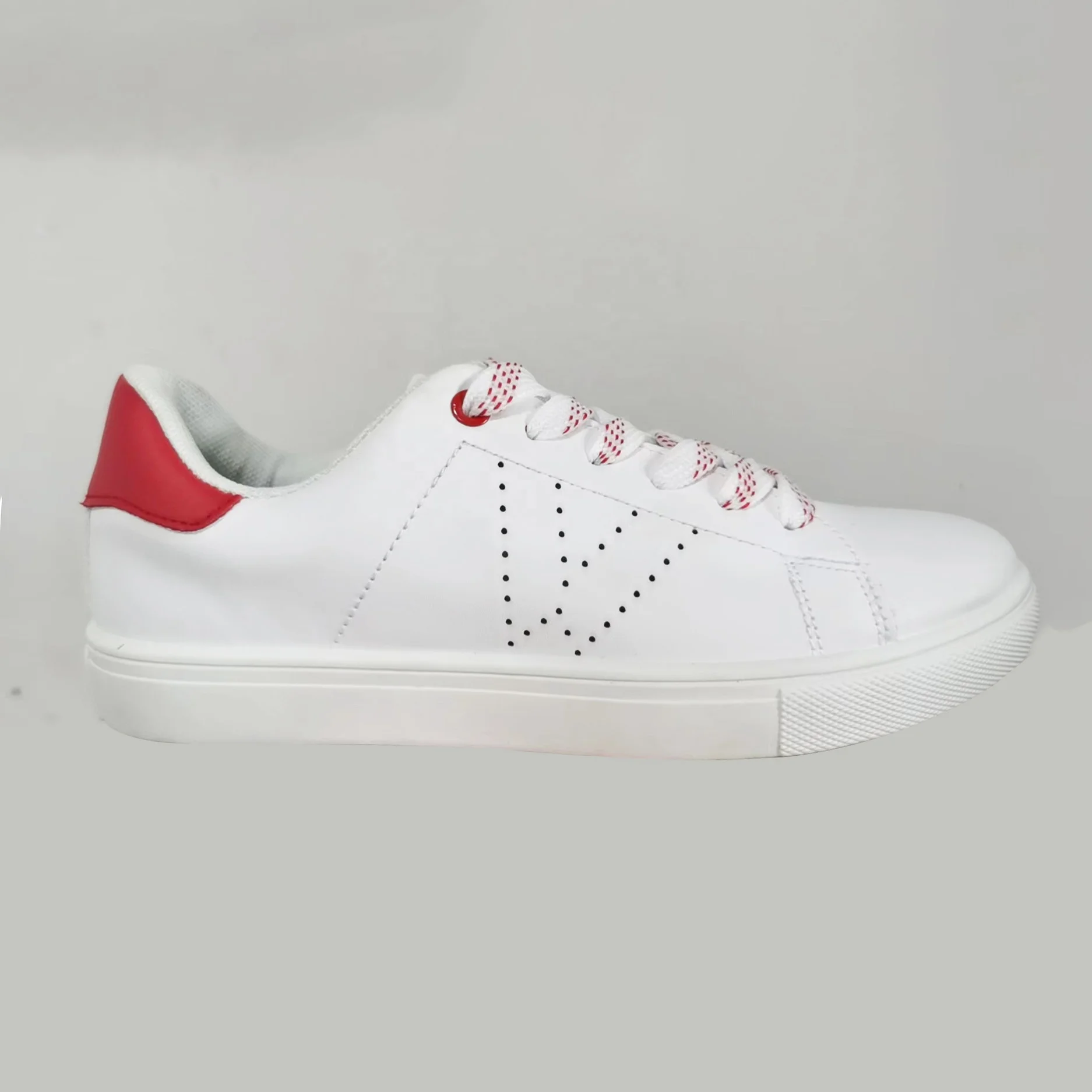 2024 custom sport Breathable white shoes women sneakers girls students school shoes