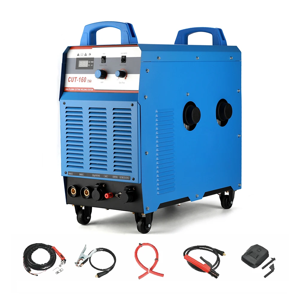 Over Voltage protection Built-in air Pump 380V 160A 33KVA Cutting Plasma Machine Prices