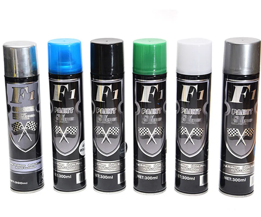 300ml chrome aerosol spray paint for plastic