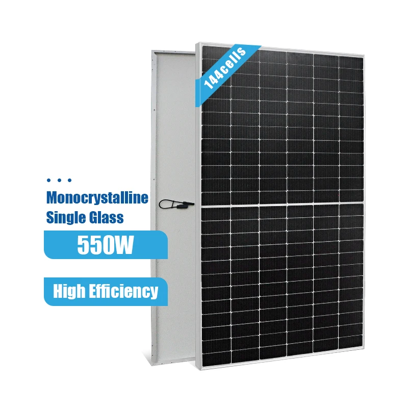 High efficiency  mono-crystalline photovoltaic 550w warehouse solar panels for home
