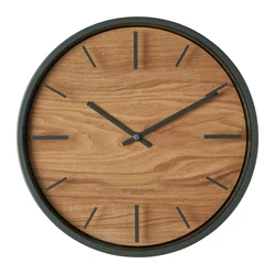 New arrivals 12inch 30cm modern natural european quartz wall clock home decorative for living room
