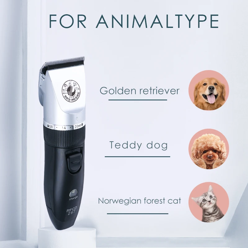 
Electric Pet Shaver Cat Trimmer Clipper Animal Cordless Professional Grooming Cat Dog Pet Clippers 