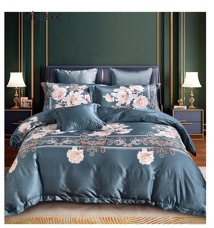 Soft feel percale twill reactive dyeing mercerized cotton fabric for hotel bedding