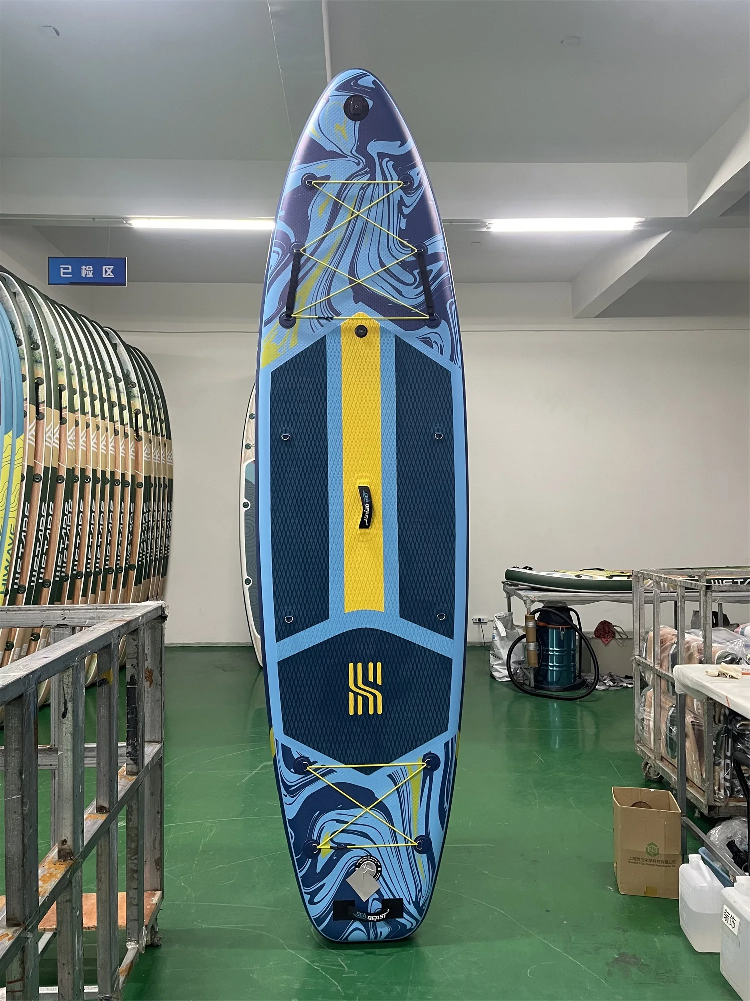 Manufacturer Inflatable Surf Board Water Sport Drop Stitch Wakeboard Double Layer Surfboard Water Sport