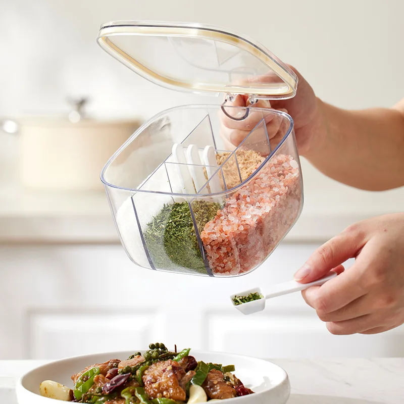 Spice Jars Seasoning Storage Bottles Kitchen Bbq Tool Herb Spice Tool