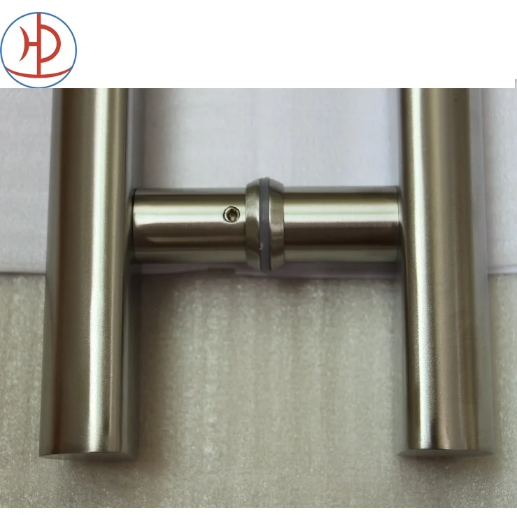 China Door Brushed Nickel Ladder H Style Glass Door  Pull Handle