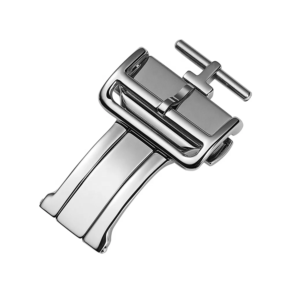 
Wholesale Custom Logo Western Replacement Smart Watch Adjustable Tri-glide Deployment Buckle for Apple Watch Watch Buckle 