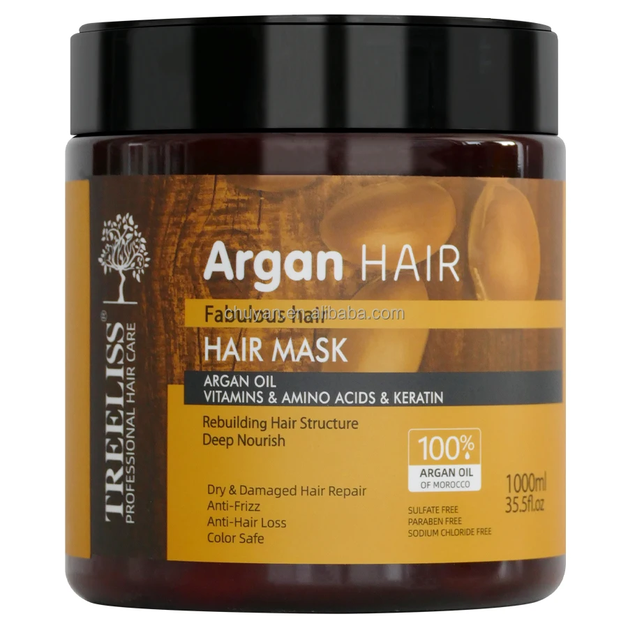 Anti Loss Moroccan Argan Oil Hair Growth Restoration Treatment Argan Oil Hair Mask Botox Collagen Protein Vitamins Amino Acids