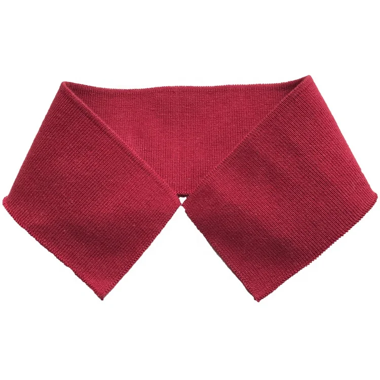 Индивидуальная трикотажная ткань в рубчик, воротник в рубчик для мужской и женской одежды, футболка-поло, воротник с коротким рукавом и манжеты