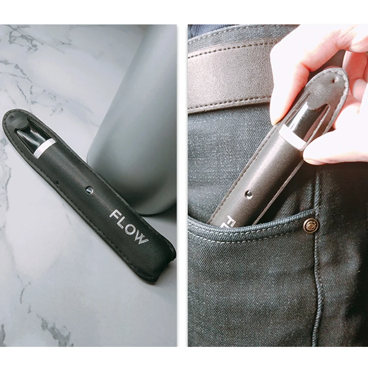  Factory Outlet Black Handle Delicate Microfiber Leather E-Cigarette Protective