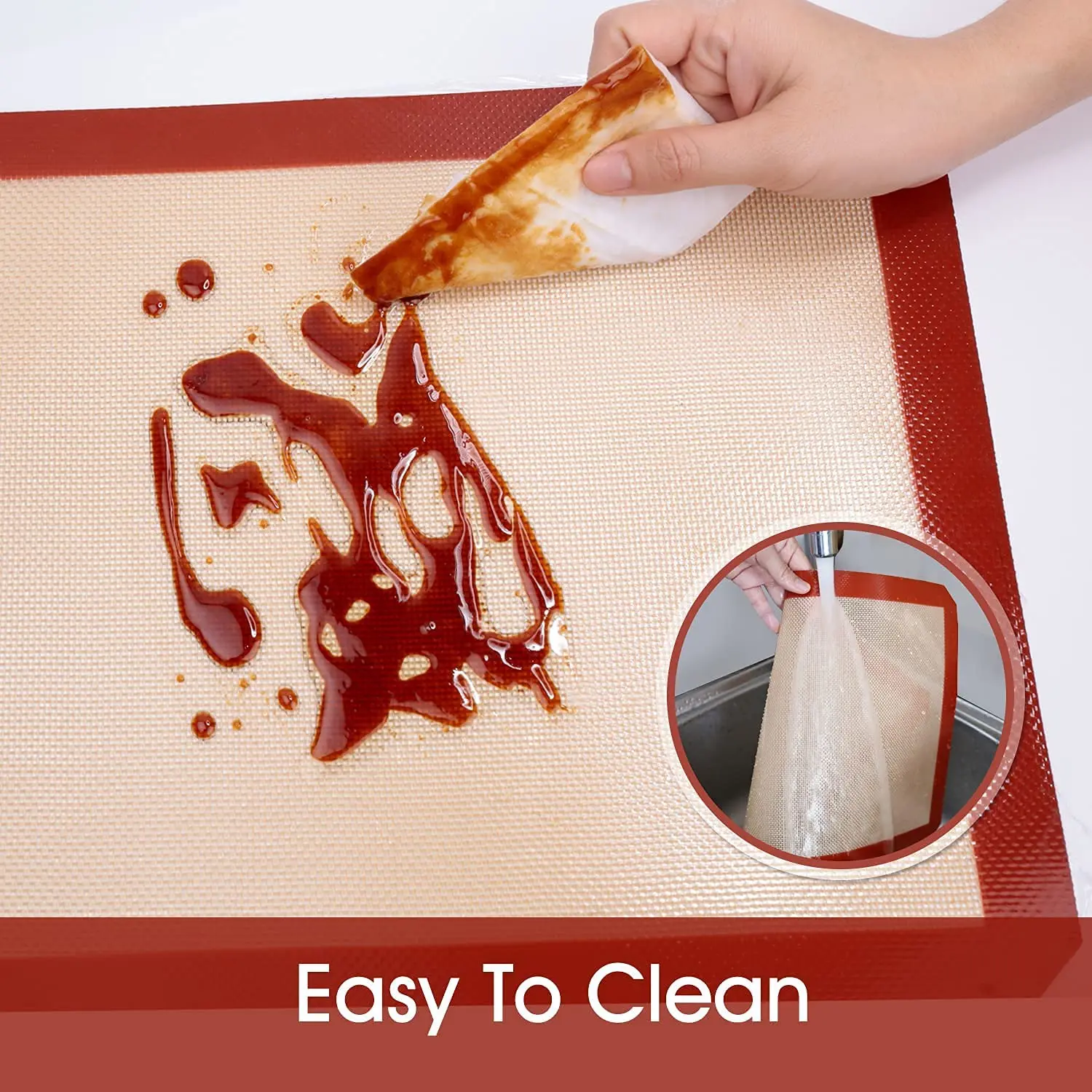 Manufacturer 29.5*42cm professional food safe grade heat resistant non stick silicone baking mat