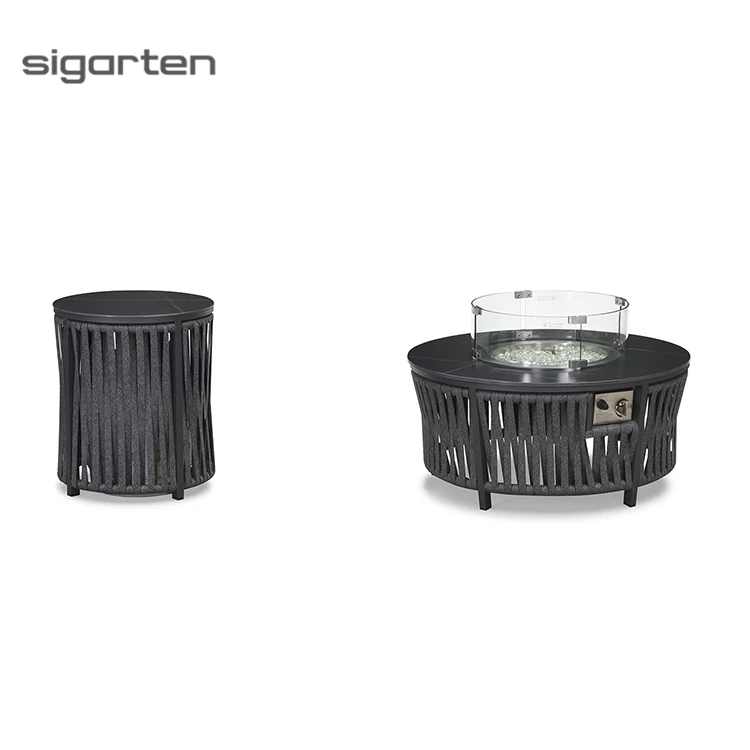 sigarten The Best China Metallic Round Propane Fire Pit Table Garden Treasures Fire Pit