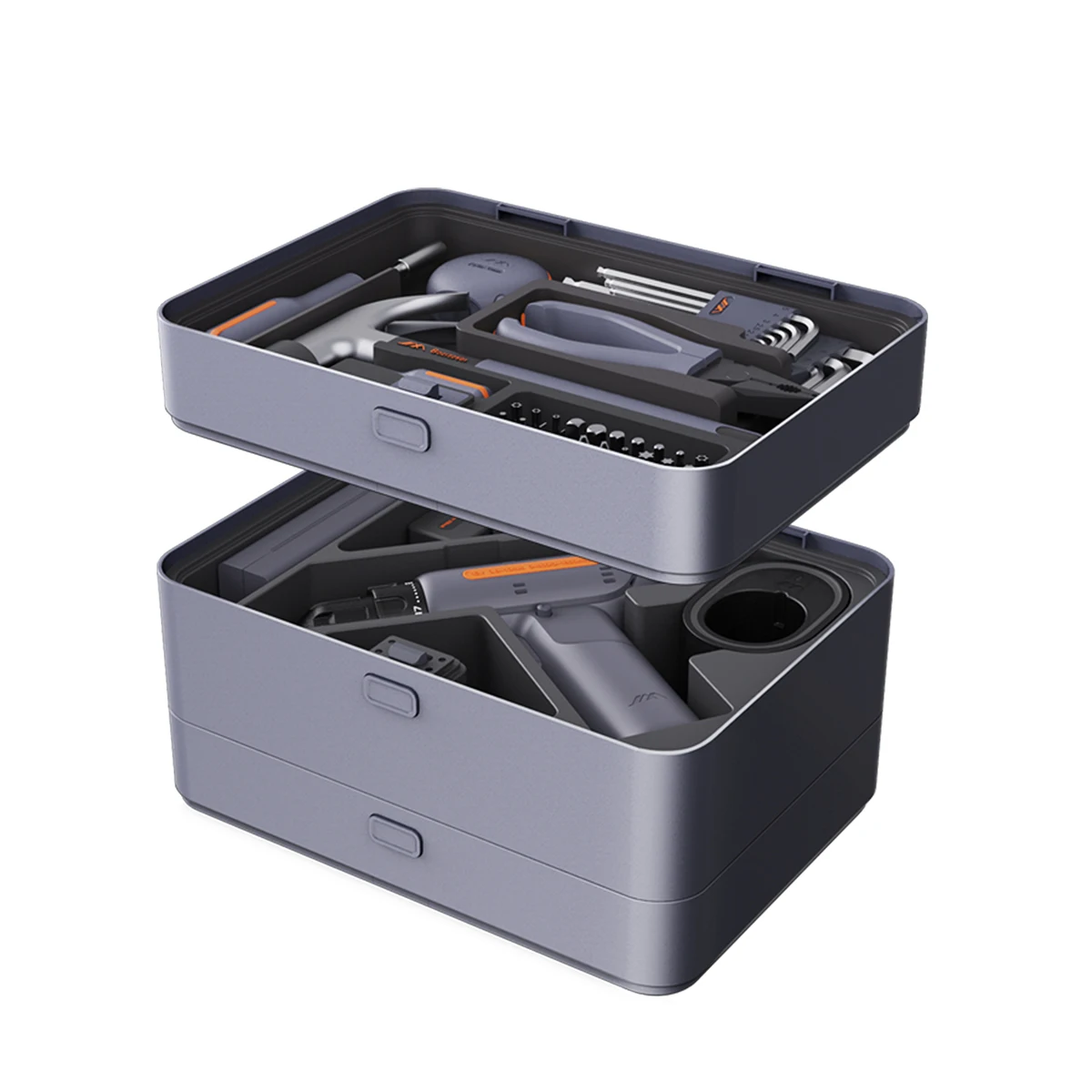 JIMIBOX X3-ABC Cordless Set Hand Tool Set For House Repairing Tools Box Set Mechanic