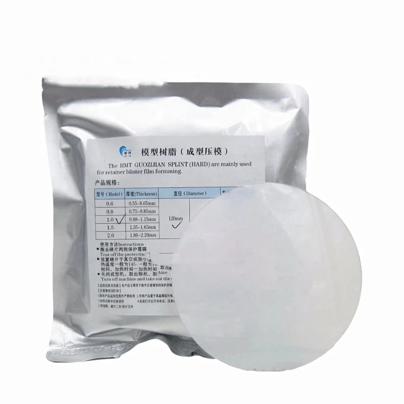 Tpu Soft Hard Material Dental Vacuum Forming Sheets Invisible Orthodontics splint material for Braces Aligners