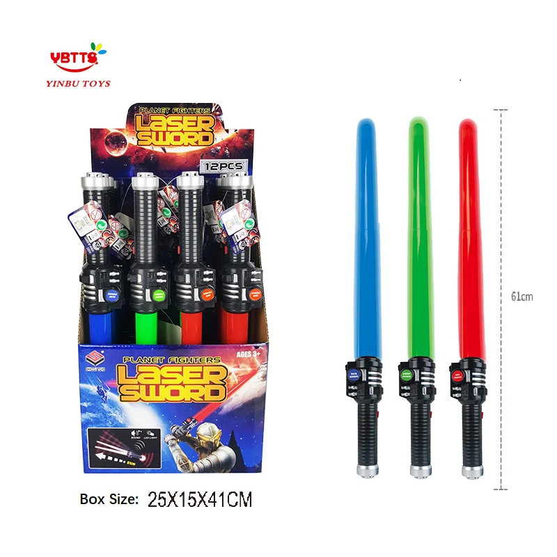 Colorful Green red blue lgt light saber lighter lightsaber toy  kid foam plastic led flashing laser light up swords toy