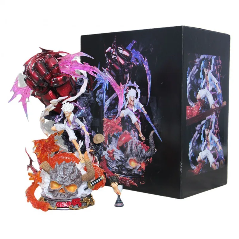 Wholesale High Quality PVC Plastic Luffy Gear 5 Sun God Nika Toy Model OEM Joy Boy Figure by Japan Animation Source