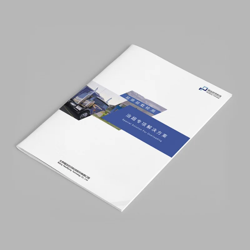 Custom CMYK bulk printing a5 size brochure instruction manual