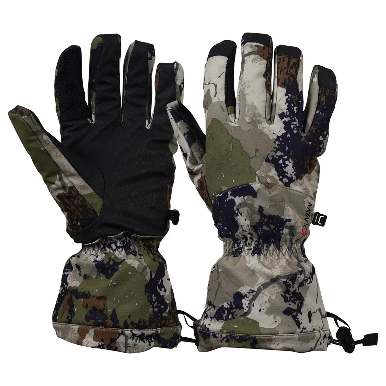 2024 зимние теплые ветрозащитные водонепроницаемые охотничьи перчатки