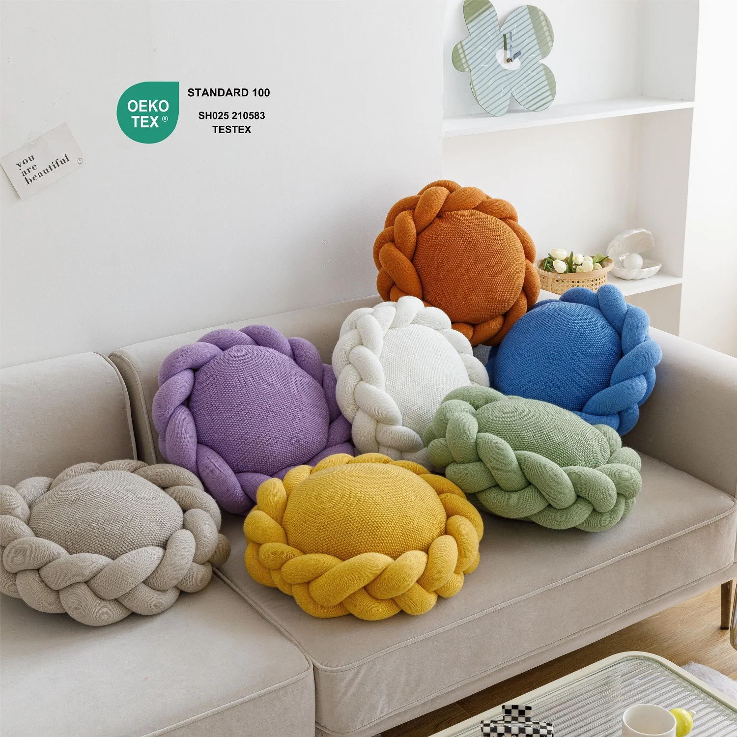 Роскошный индивидуальный диван дорожная кровать ручной работы вязаные подушки домашний декор