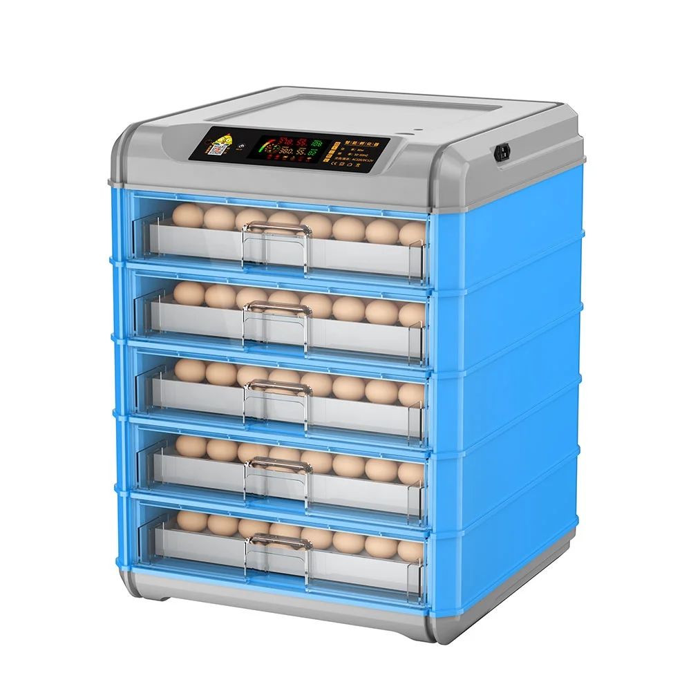 Dual Power supply fully automatic drawer type roller egg tray 448 chicken egg hatching machine incubator