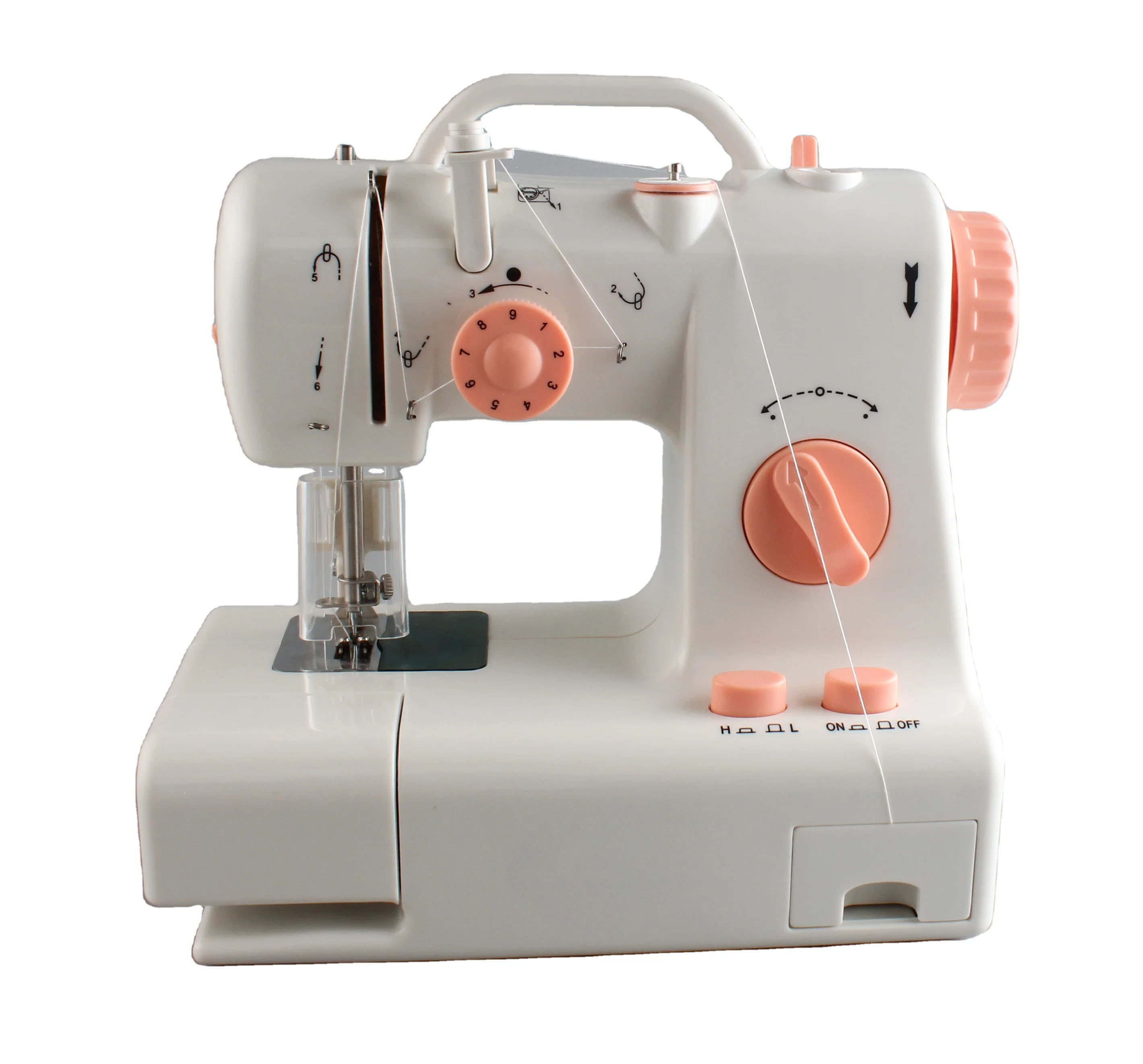 VOF FHSM-318 Manufacturer New Reach Home Use Electric Mini Sewing Machine with Wholesale Price