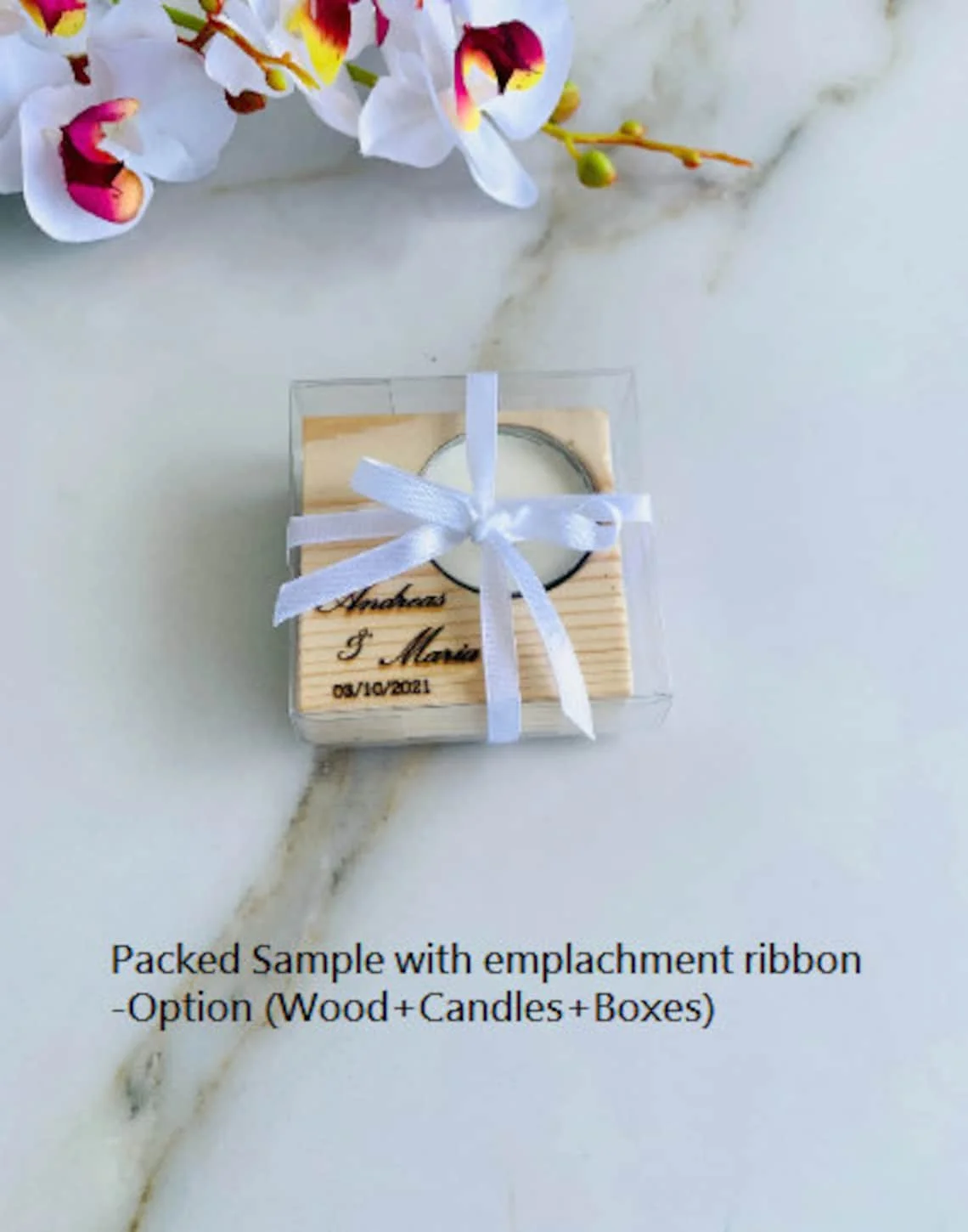 Hot  sale  Heart Candle Personalized Wedding Favors