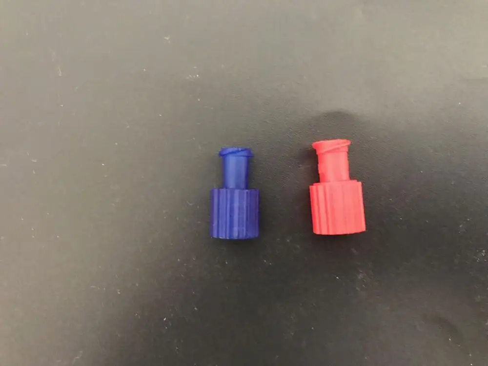 Пластиковый шприц комби-стопор для наконечника luer