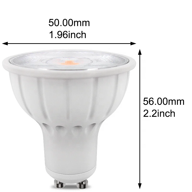 8W AC240V Dimmable gu 10 Led Bulbs Aluminium GU10 Lamp Bulb 4000K Spot 10 degrees beam angle 5 degree led spot Light