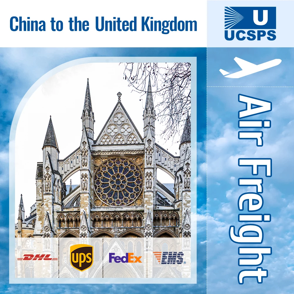 Cheap air freight from China to Europe UK France Germany Italy Spain cargo rates door to door service air freight shipping