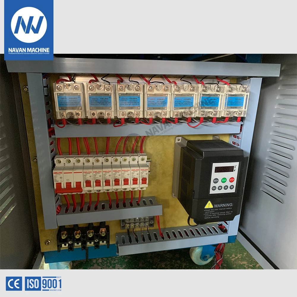 NAVAN Semi automatic Low Cost 2 Cavities PET Bottle Making Machine Preform Blowing Machine