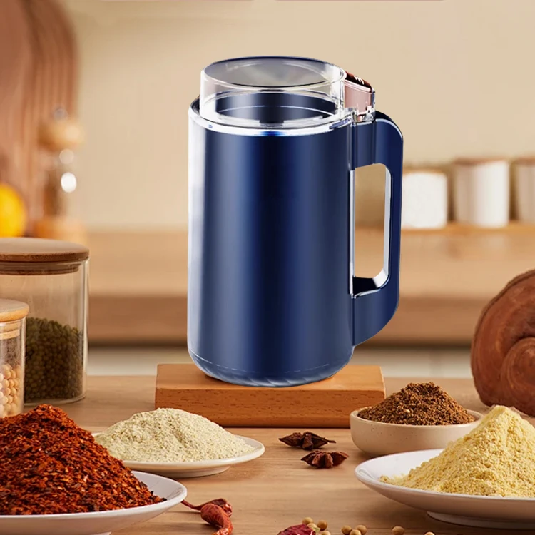 New Design Large Capacity Grinder with Handle One Button Start Portable Coffee Grain Grinder