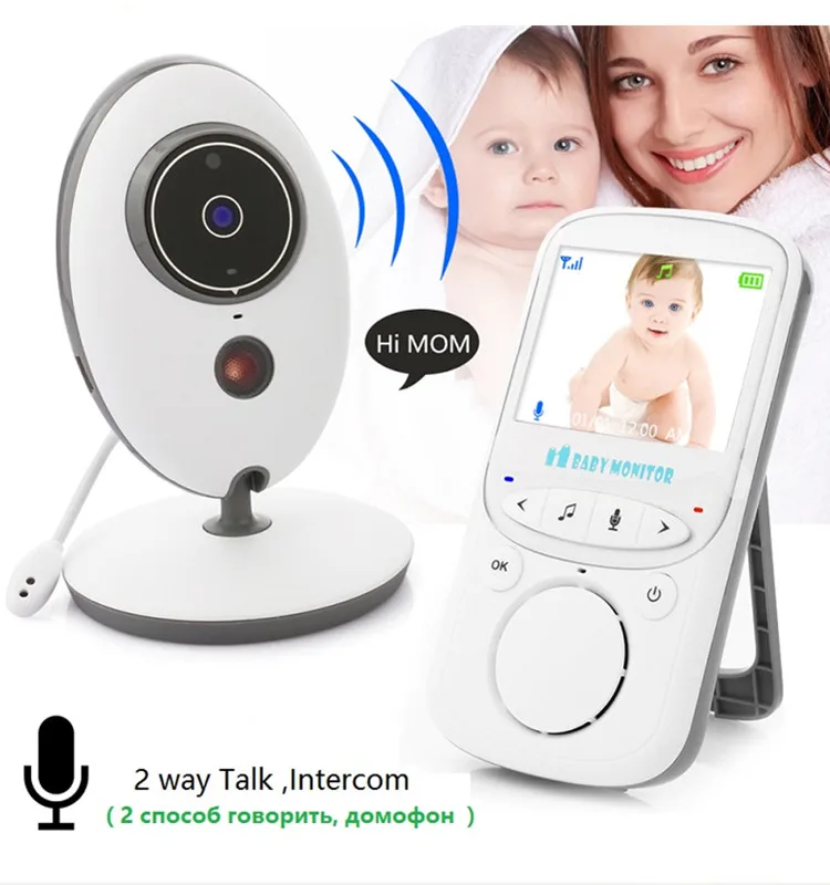 VB 605 Two- way Audio Talking Lullabies Wireless Temperature Display Baby Monitor